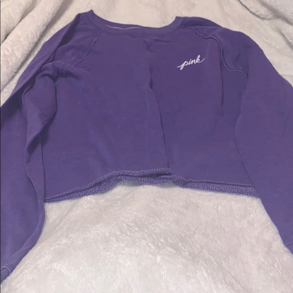 Victoria’s Secret Pink crop top pullover